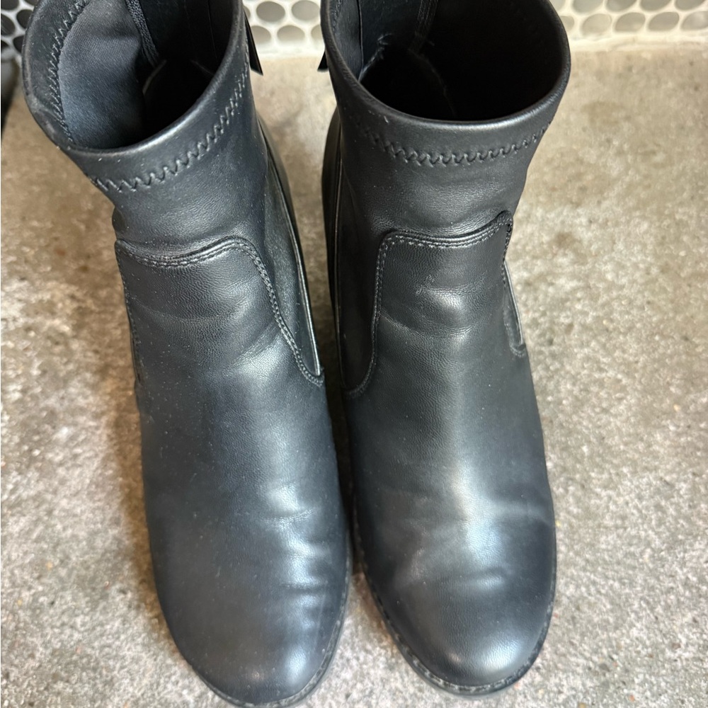 Sleek Black Ankle Boots